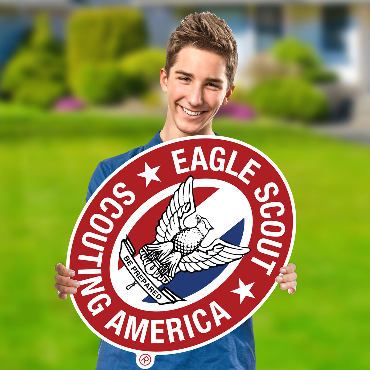 Eagle Scout Logo Yard Sign