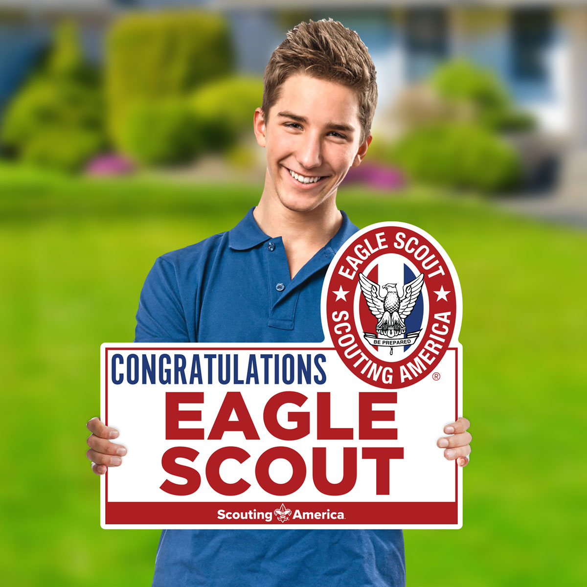 Eagle Scout Congratulations Yard Sign