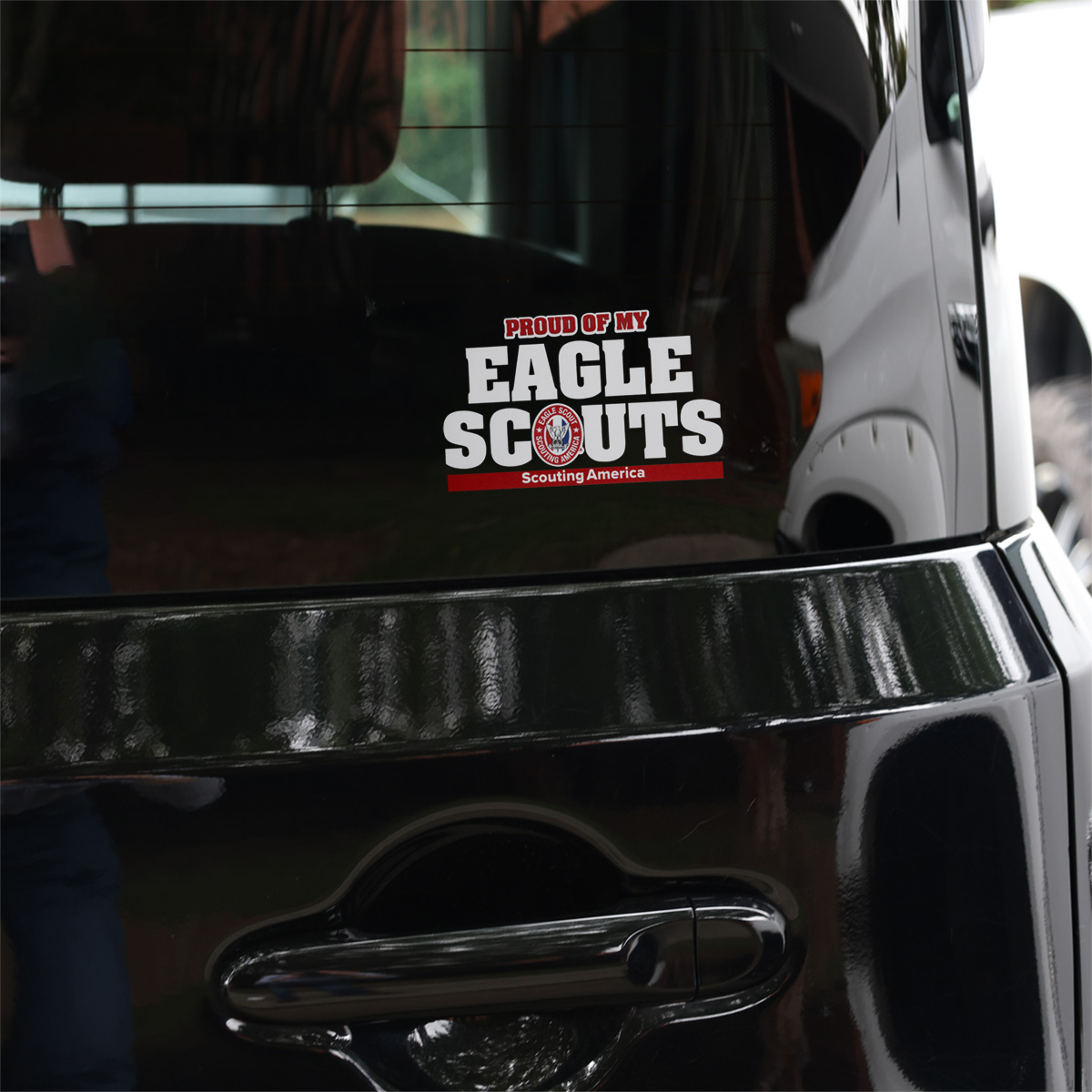 Eagle Scouts ?Proud of My Eagle Scouts? Window Decal