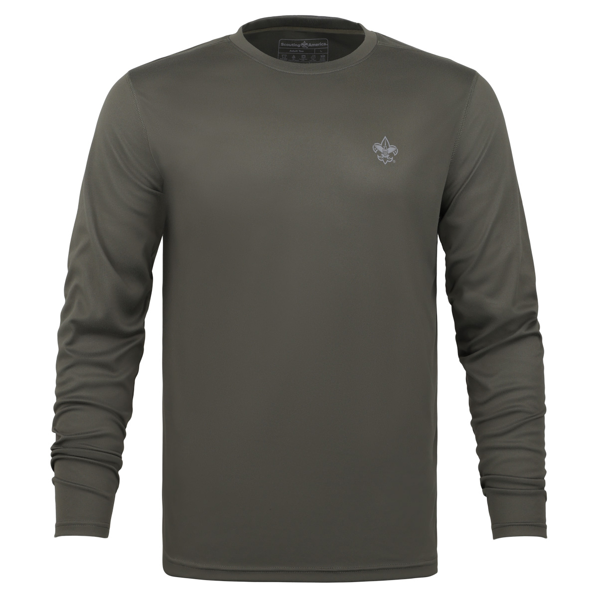 Scouts BSA Performance Long Sleeve Shirt, Green-Adult S-3XL 1 Scouts BSA Performance Long Sleeve Shirt, Green-Adult S-3XL