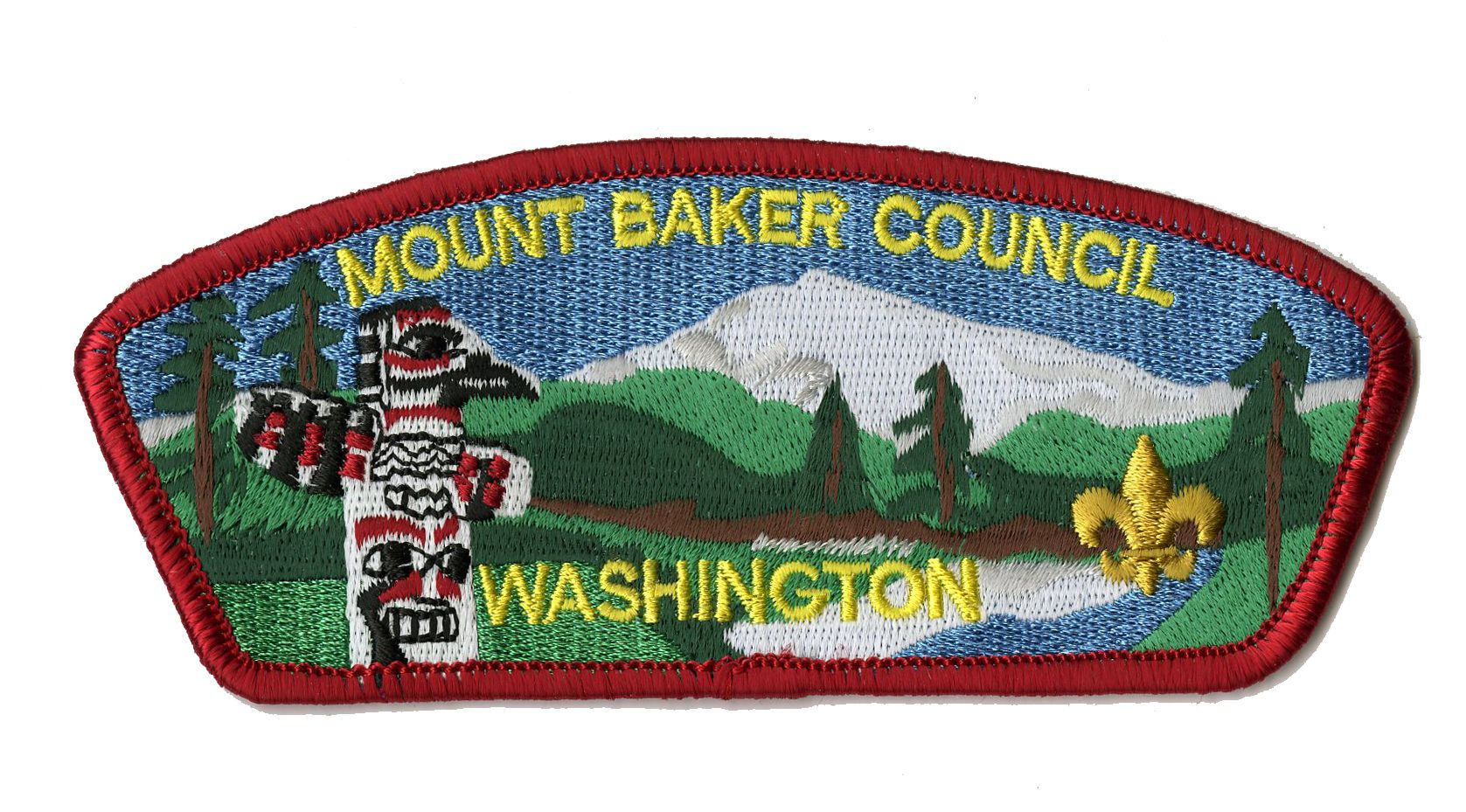 Mt. Baker Council Shoulder Patch 1 Mt. Baker Council Shoulder Patch