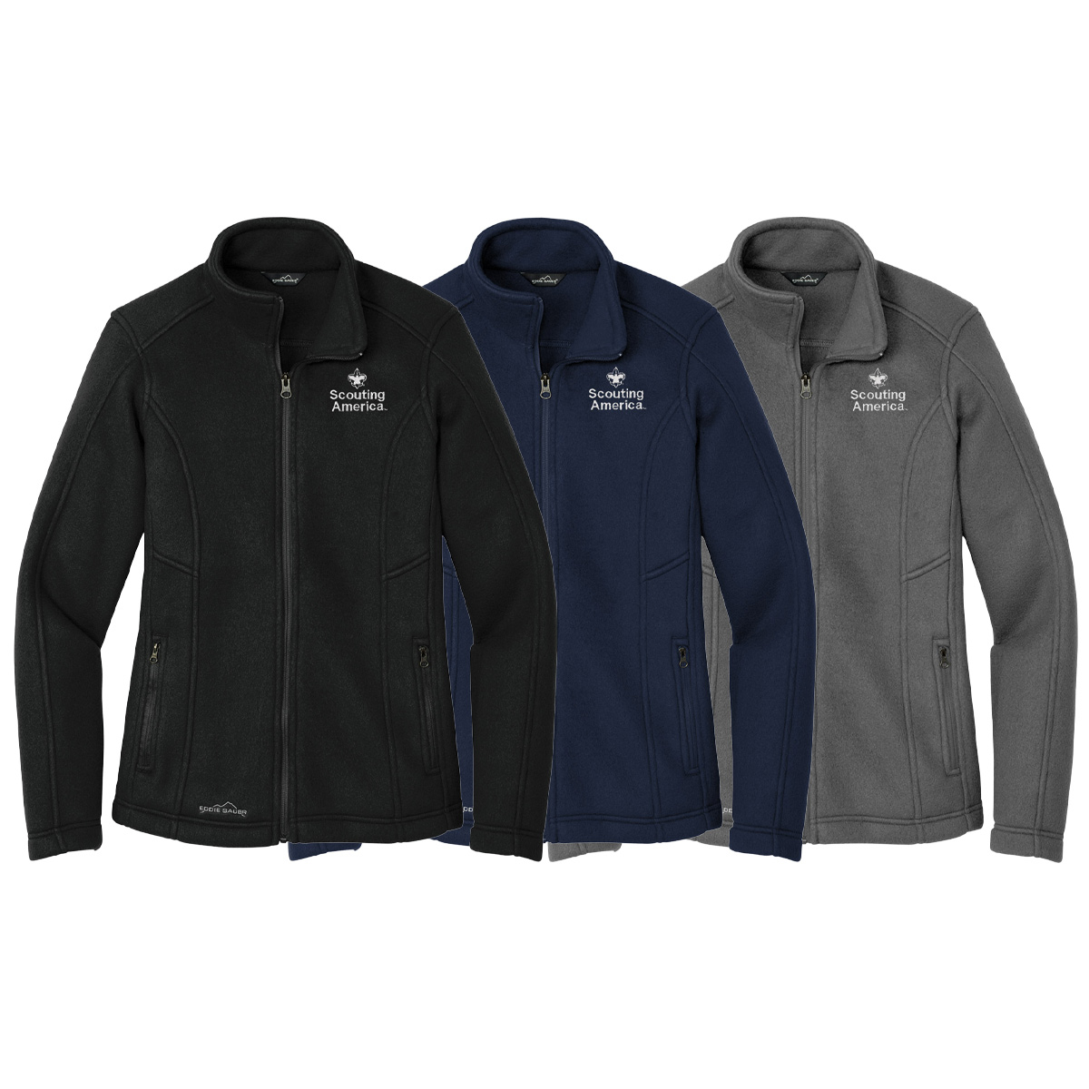 Scouting America Eddie Bauer Full Zip Fleece Jacket - Women's S-4XL
