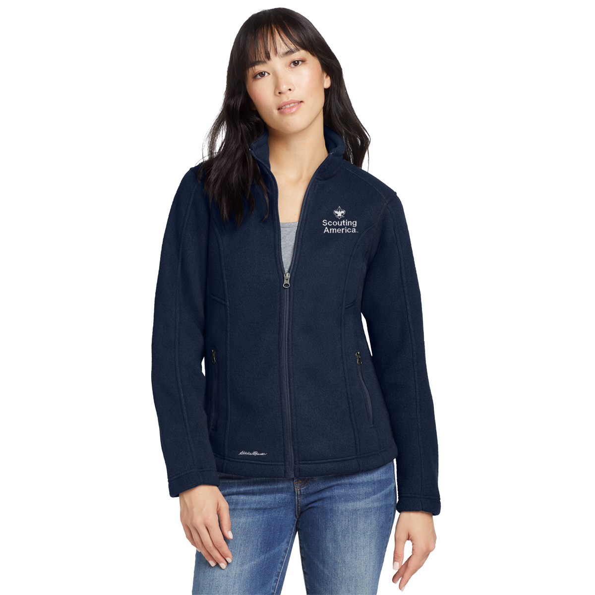 Scouting America Eddie Bauer Full Zip Fleece Jacket - Women's S-4XL