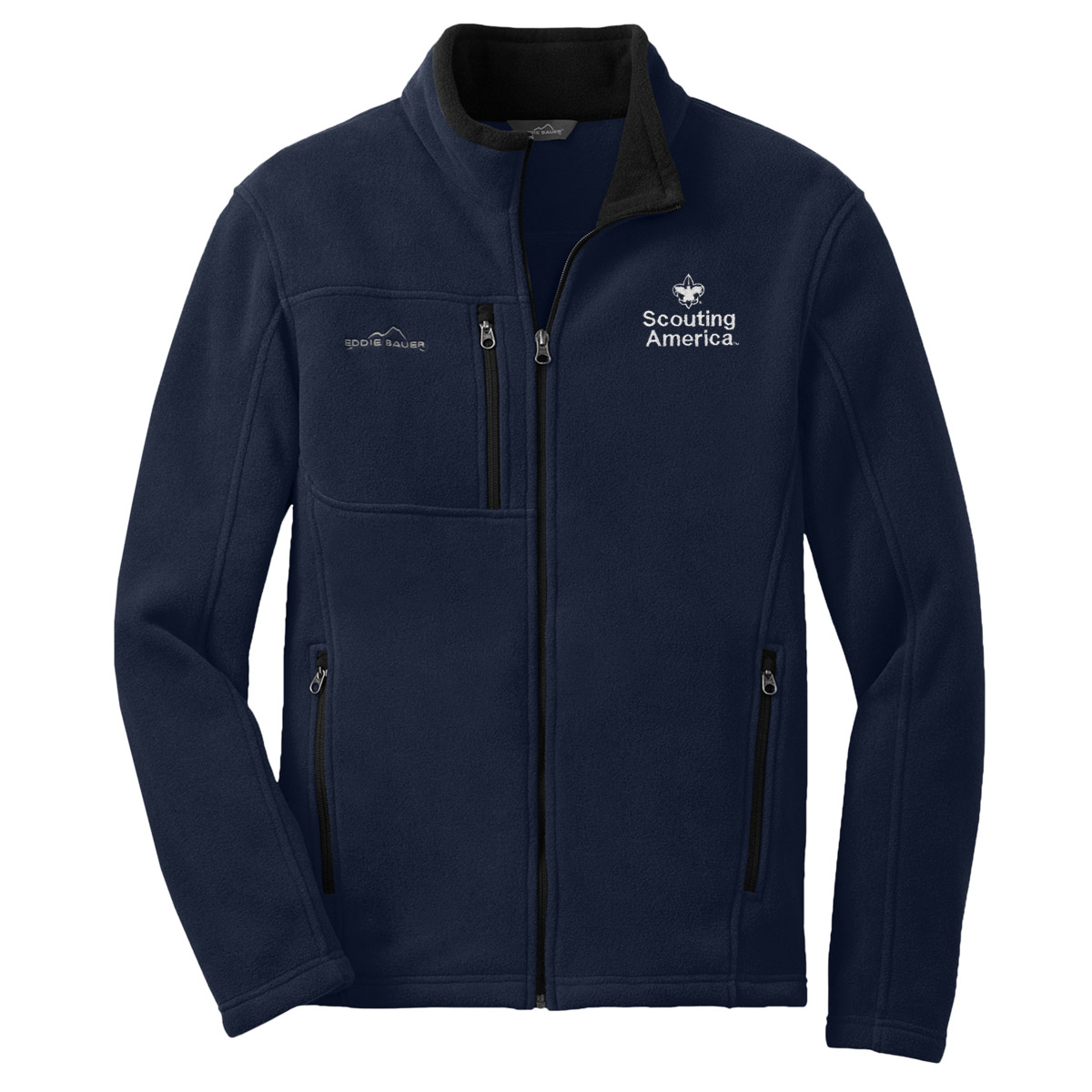 Scouting America Eddie Bauer Full Zip Fleece Jacket - Men's S-4XL 6 Scouting America Eddie Bauer Full Zip Fleece Jacket - Men's S-4XL