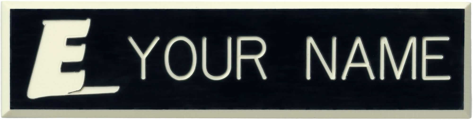 Explorer One-line Nameplate