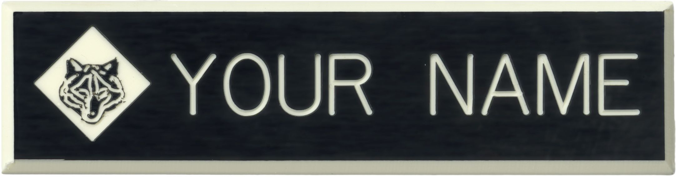 Cub Scout One-line Nameplate