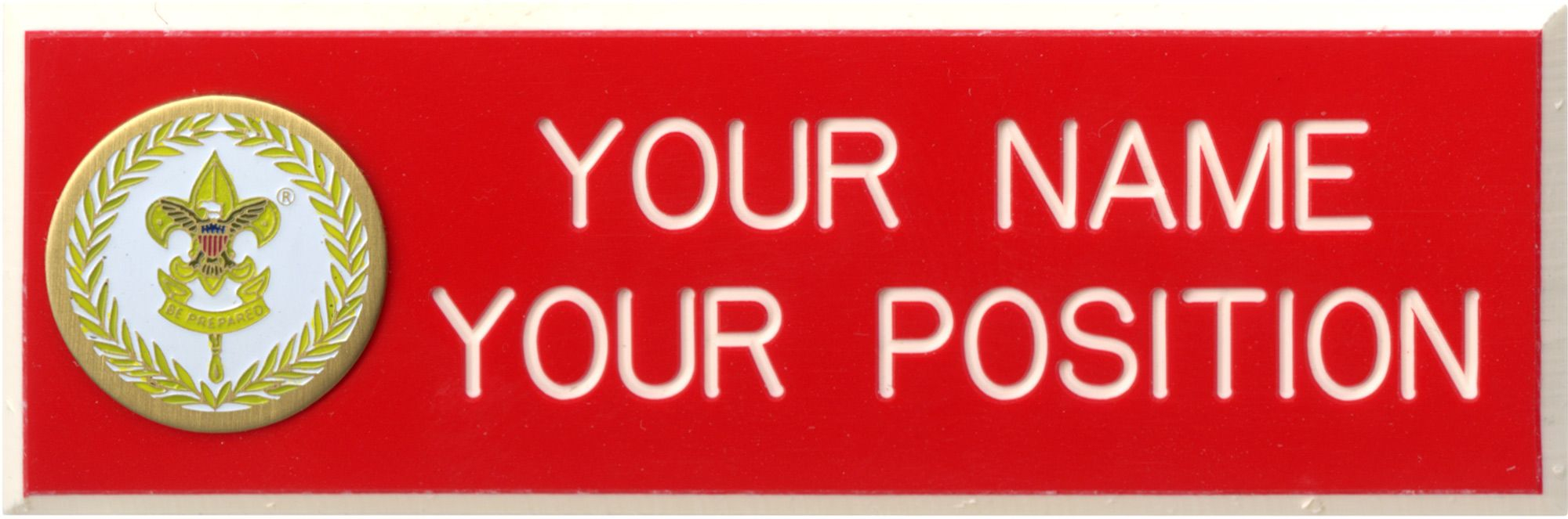 Commissioner Two-line Nameplate