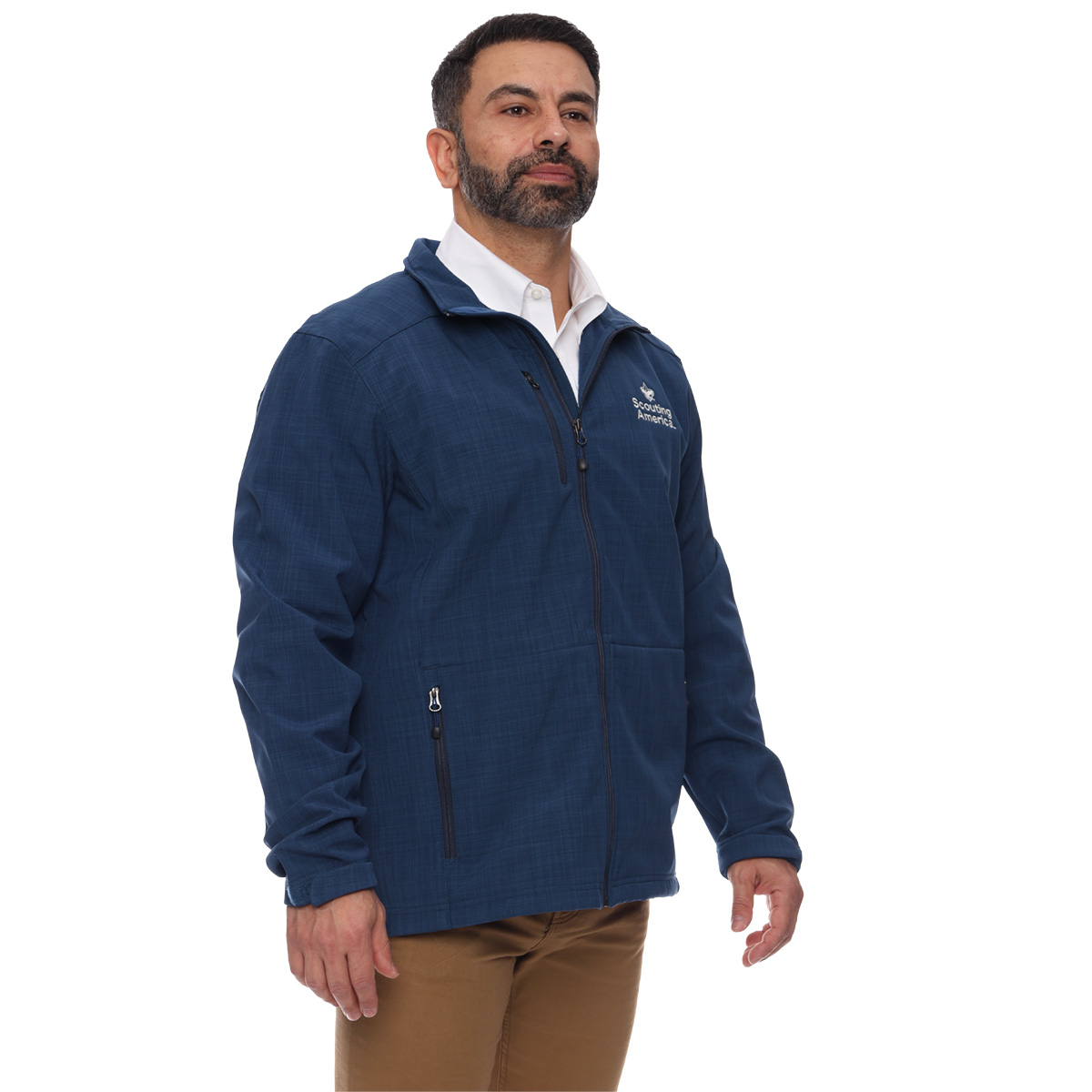 Scouting America Eddie Bauer Crosshatch Soft ShellJacket, Mens S-4XL 6 Scouting America Eddie Bauer Crosshatch Soft ShellJacket, Mens S-4XL