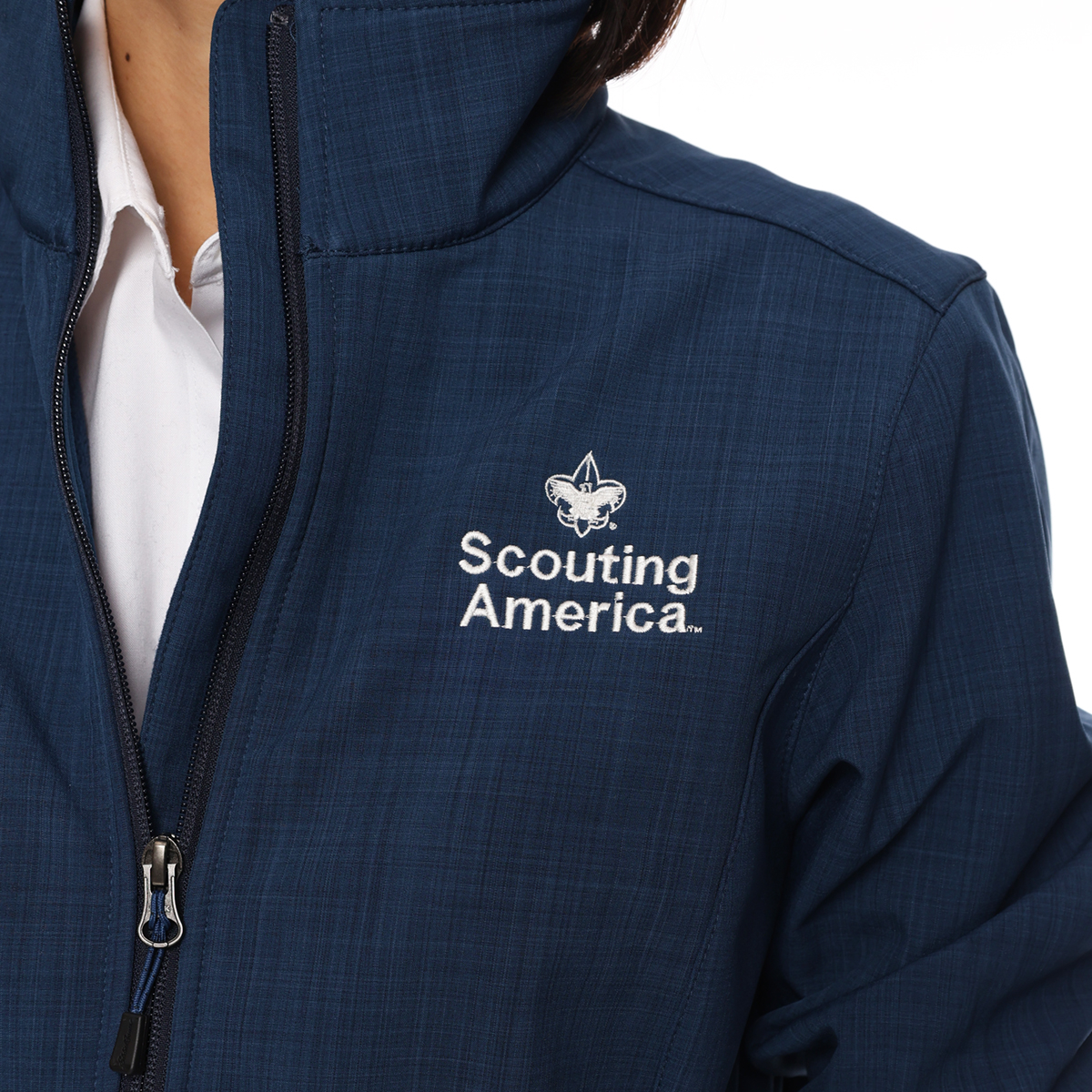 Scouting America Eddie Bauer Crosshatch Soft Shell Jacket, Women's S-4XL 6 Scouting America Eddie Bauer Crosshatch Soft Shell Jacket, Women's S-4XL