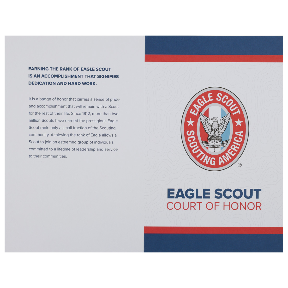 Eagle Scout Court of Honor Program Cover ? 50 Pack 2 Eagle Scout Court of Honor Program Cover ? 50 Pack
