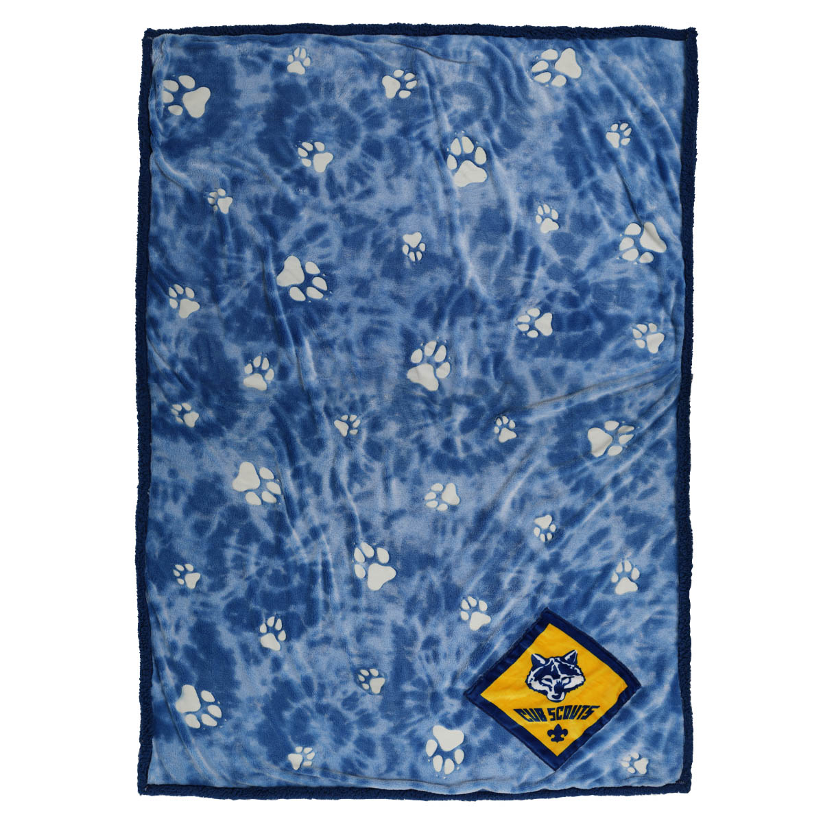 Cub Scout Paw Sherpa Blanket