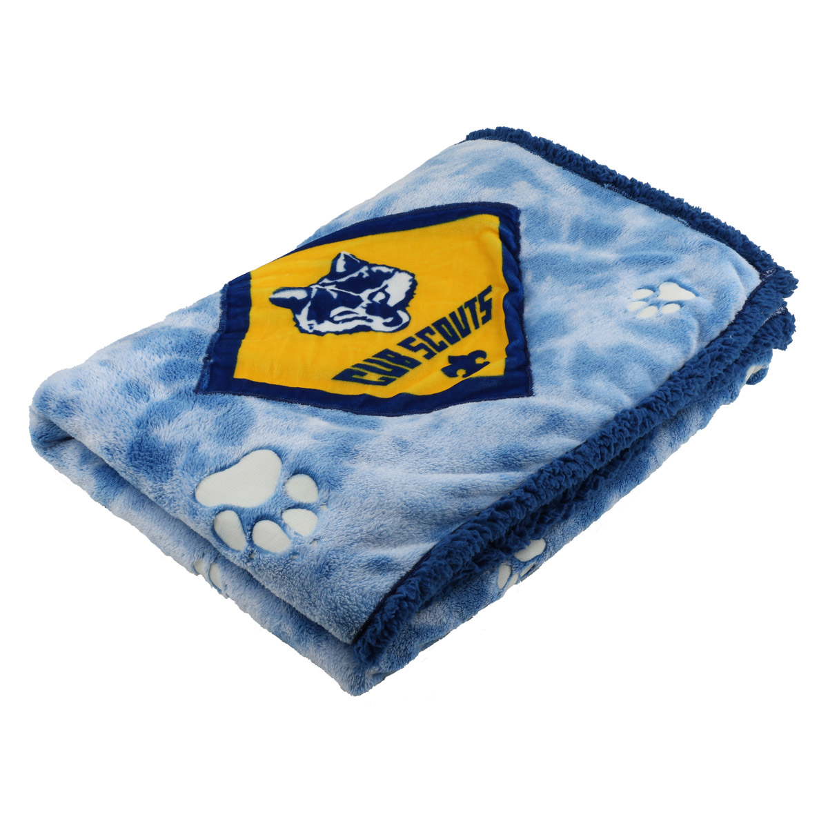 Cub Scout Paw Sherpa Blanket