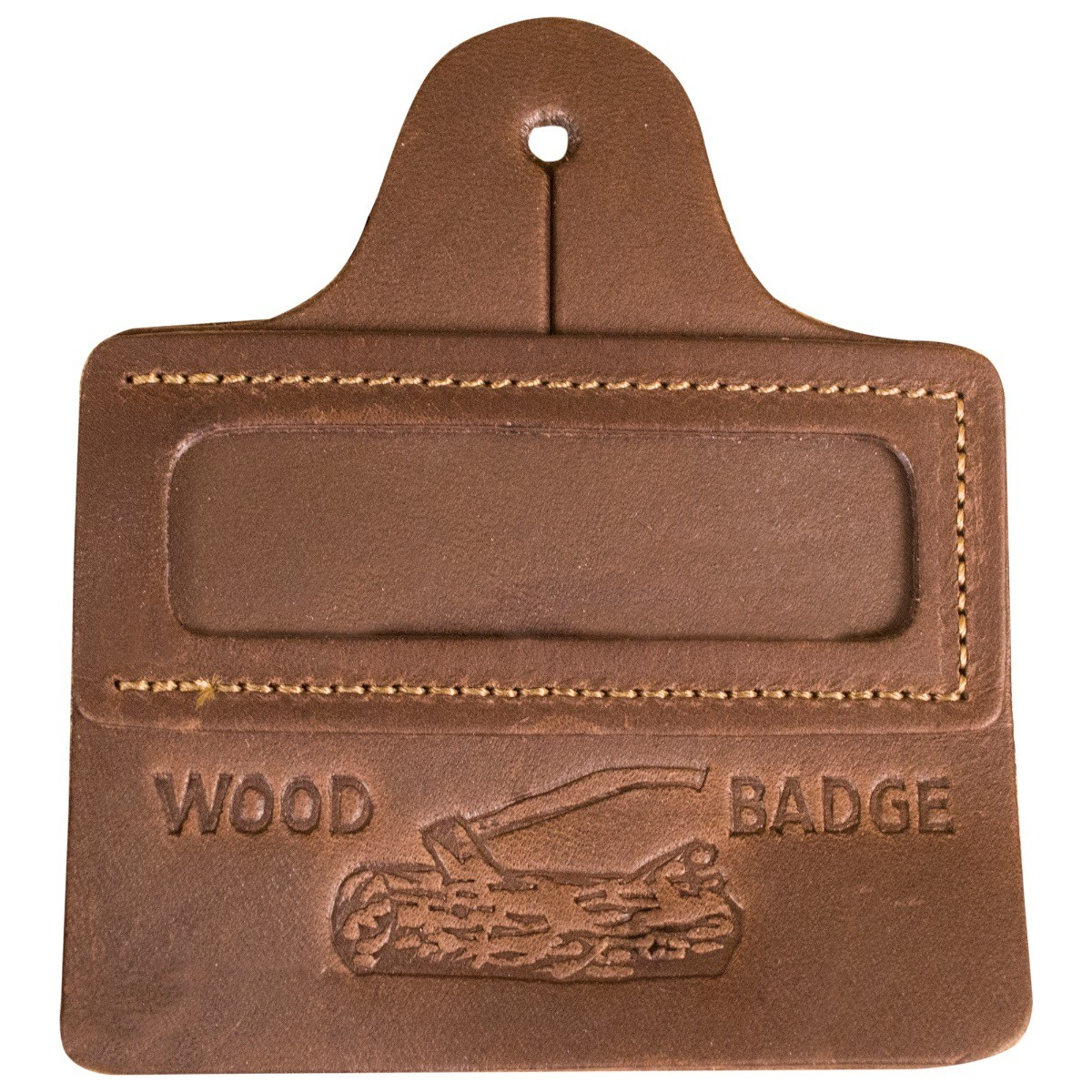 Wood Badge Leather Name Tag