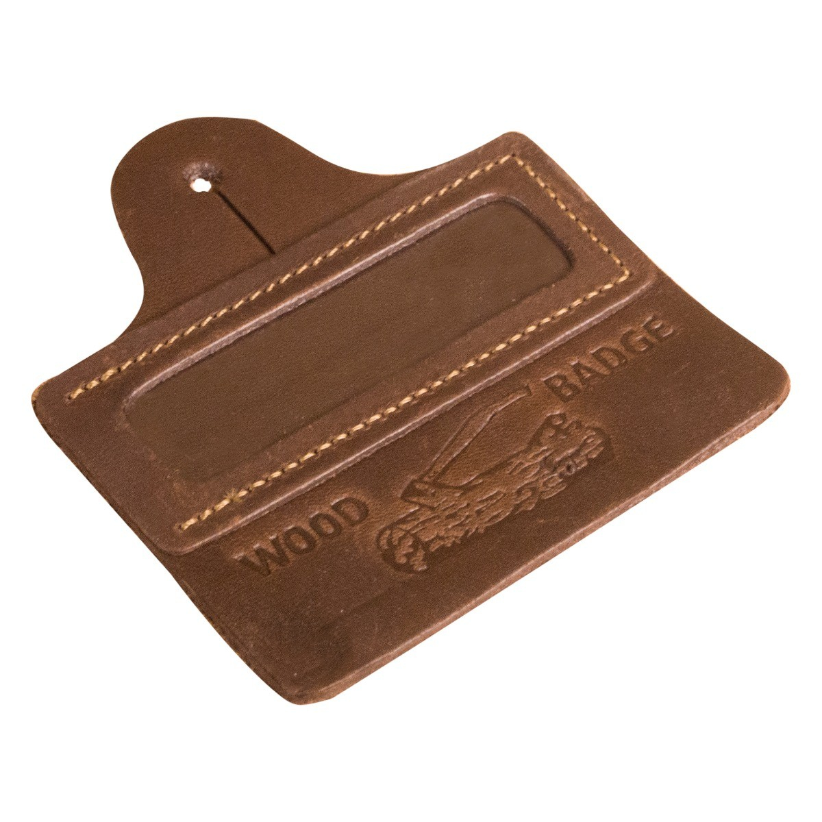 Wood Badge Leather Name Tag