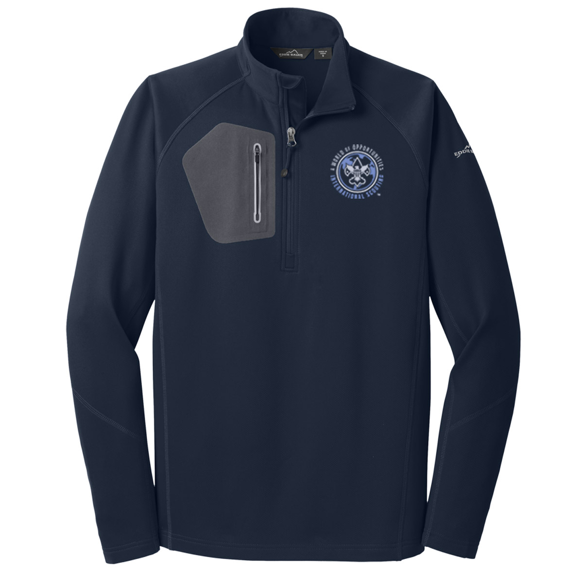 International Scouting Eddie Bauer 1/2" Zip Performance Fleece - Men's S-3XL