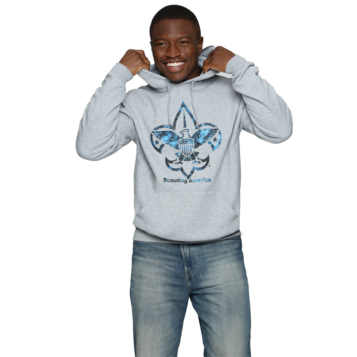 Scouting America Fleur de Lis Hoodie - Adult S-2XL