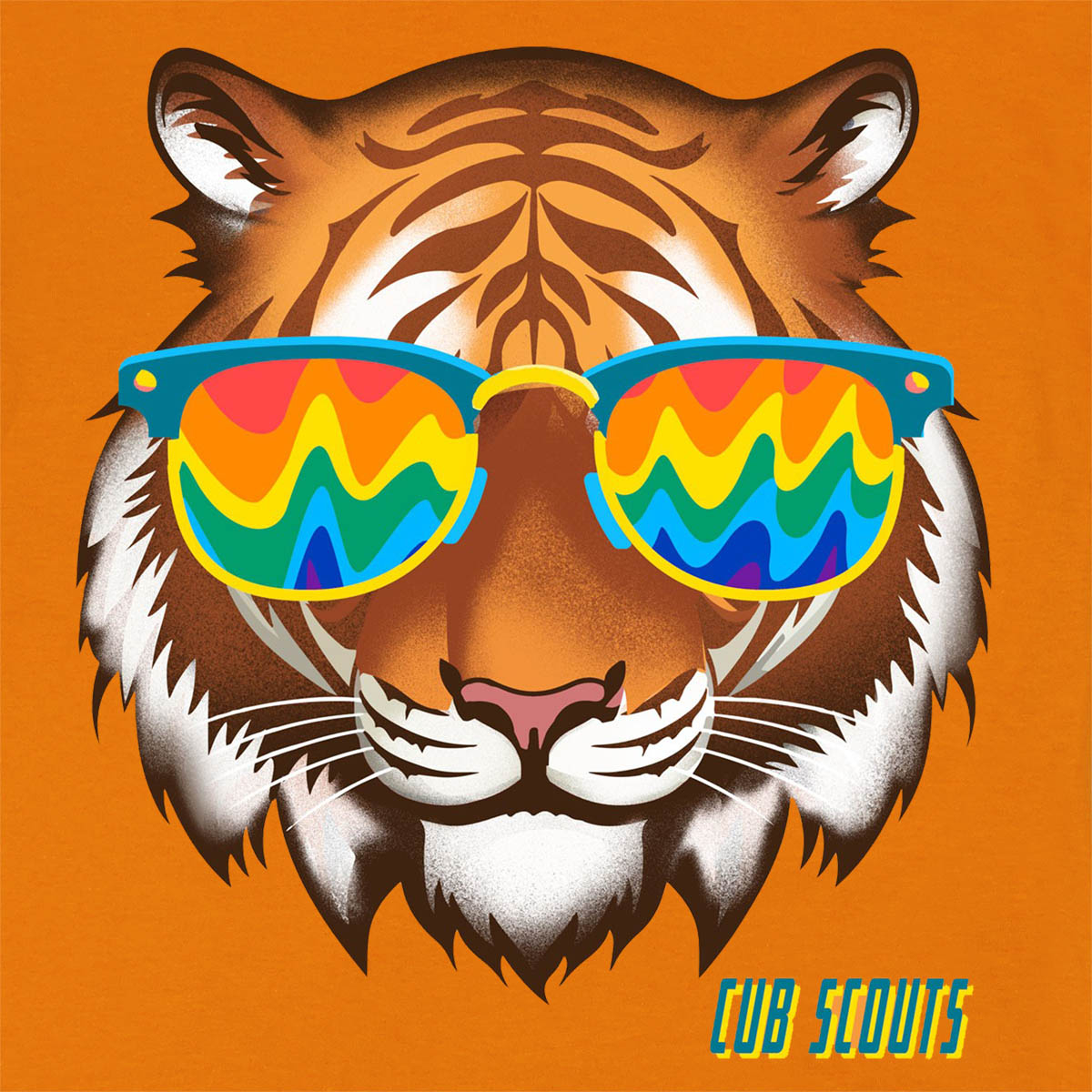 Cub Scouts Retro Tiger Rank Tee - Adult S-2XL 6 Cub Scouts Retro Tiger Rank Tee - Adult S-2XL