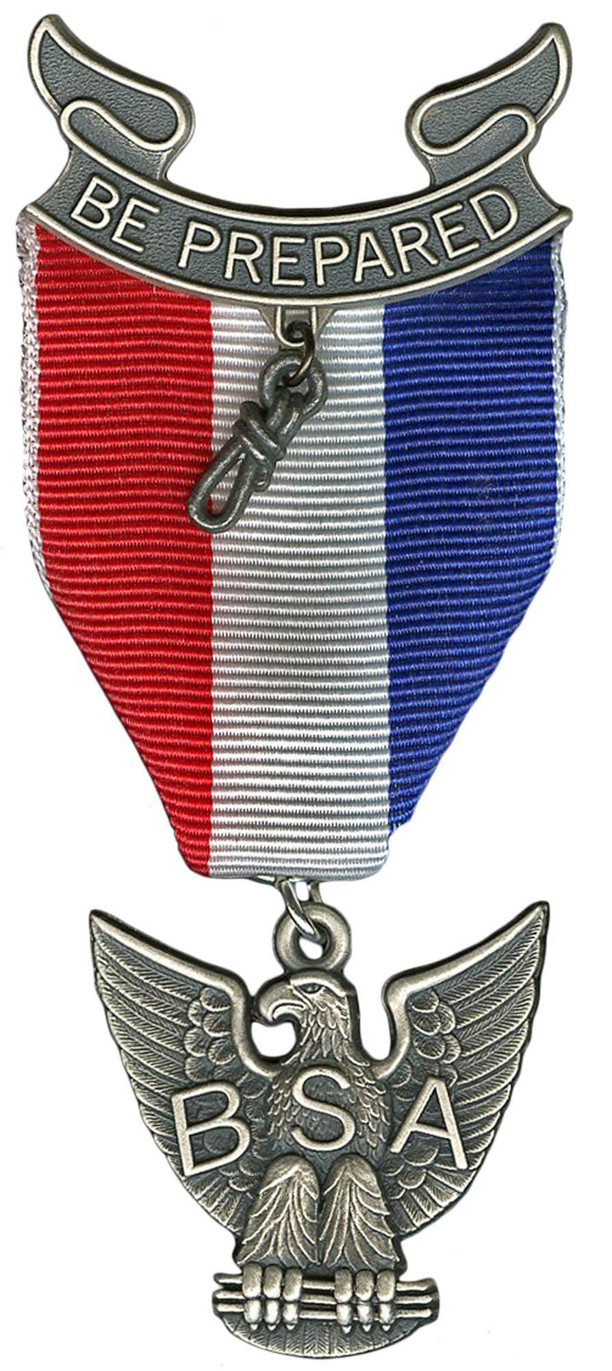 Eagle Scout Sterling Silver Award with Gift Box
