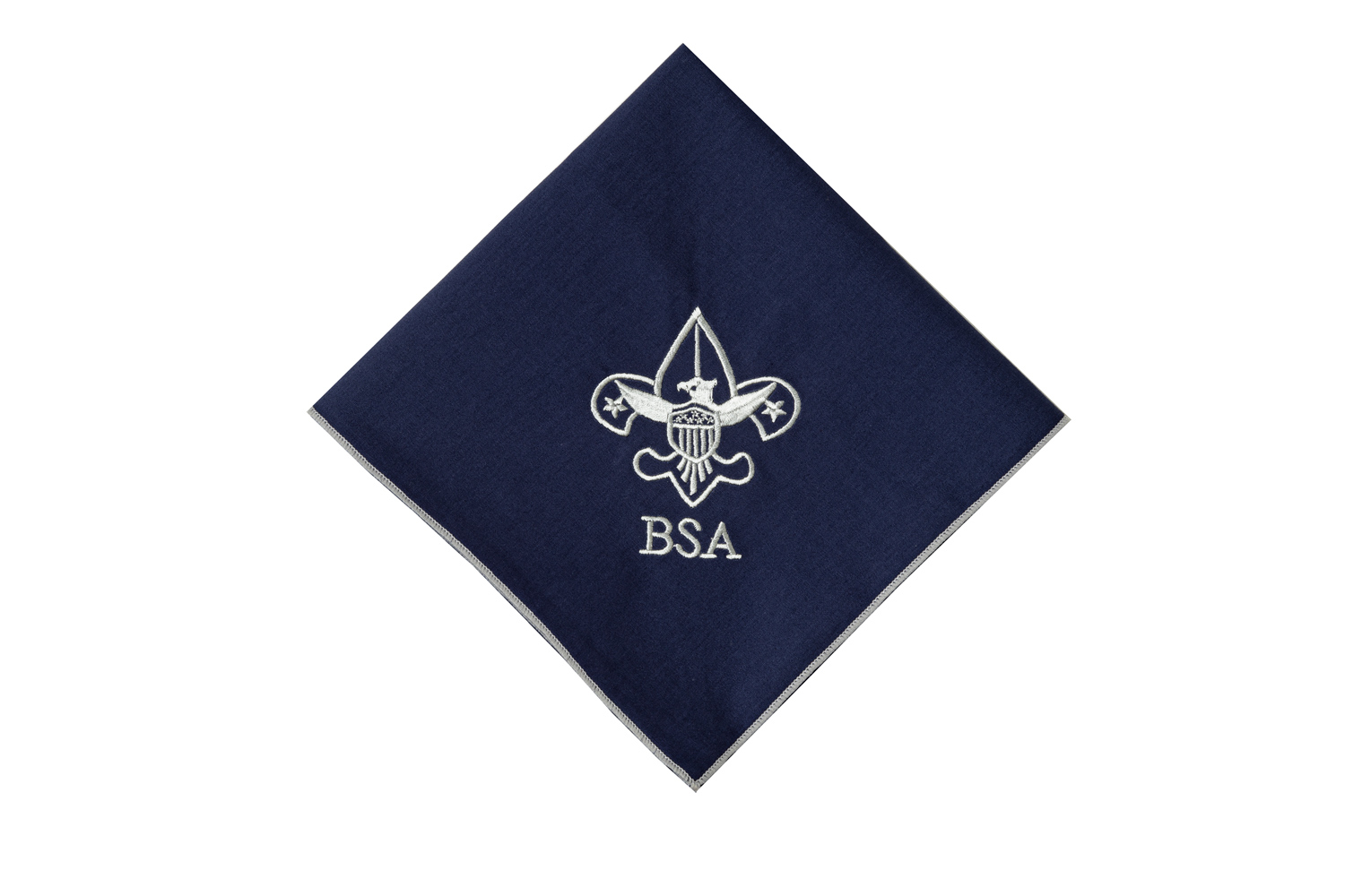 BSA Universal Emblem Embroidered Neckerchief, Navy Blue