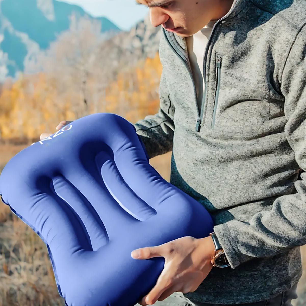Near Zero Inflatable Camping Pillow 5 Near Zero Inflatable Camping Pillow