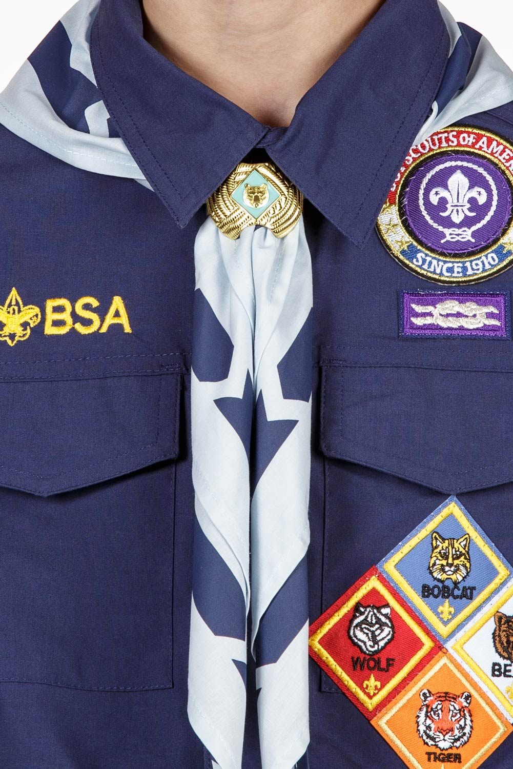 Cub Scout Bear Rank Neckerchief Slide