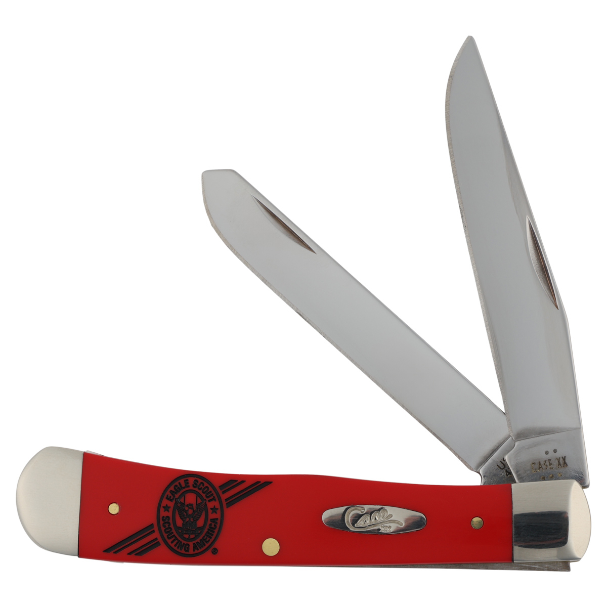 Exclusive Case Trapper Knife featuring the Eagle  Scout logo