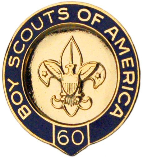 BSA Veteran Scouter Pin - 60 Years