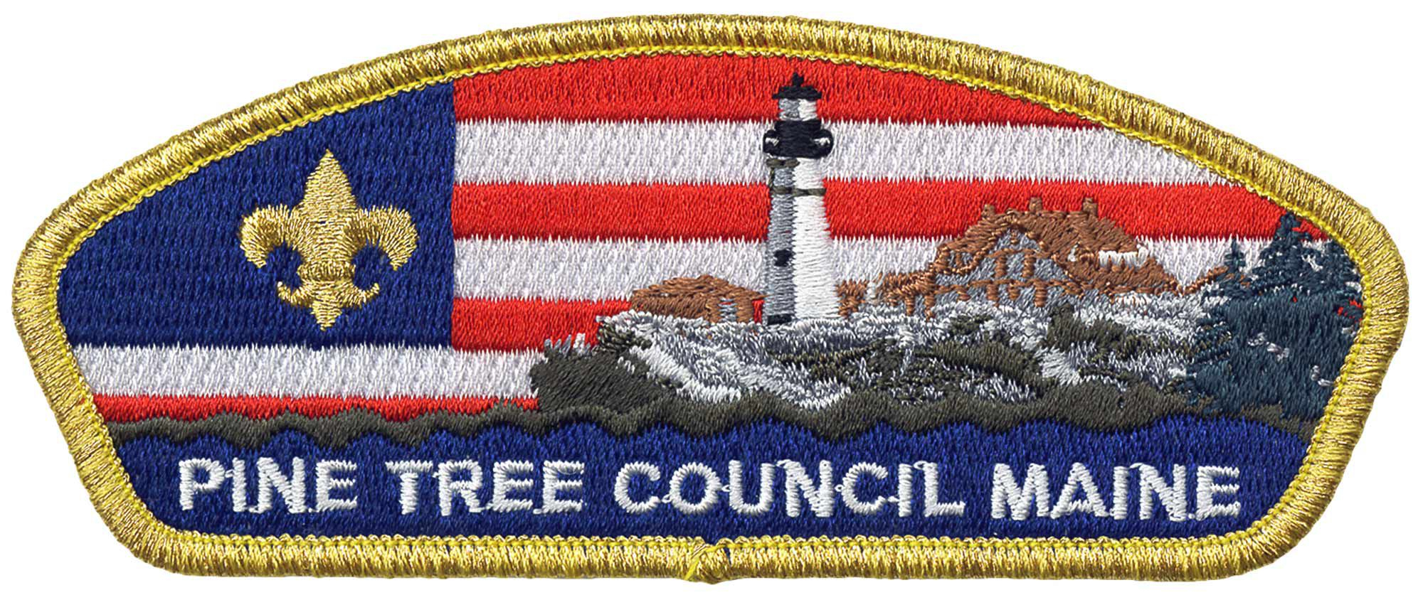 Pine Tree Council Shoulder Patch 1 Pine Tree Council Shoulder Patch