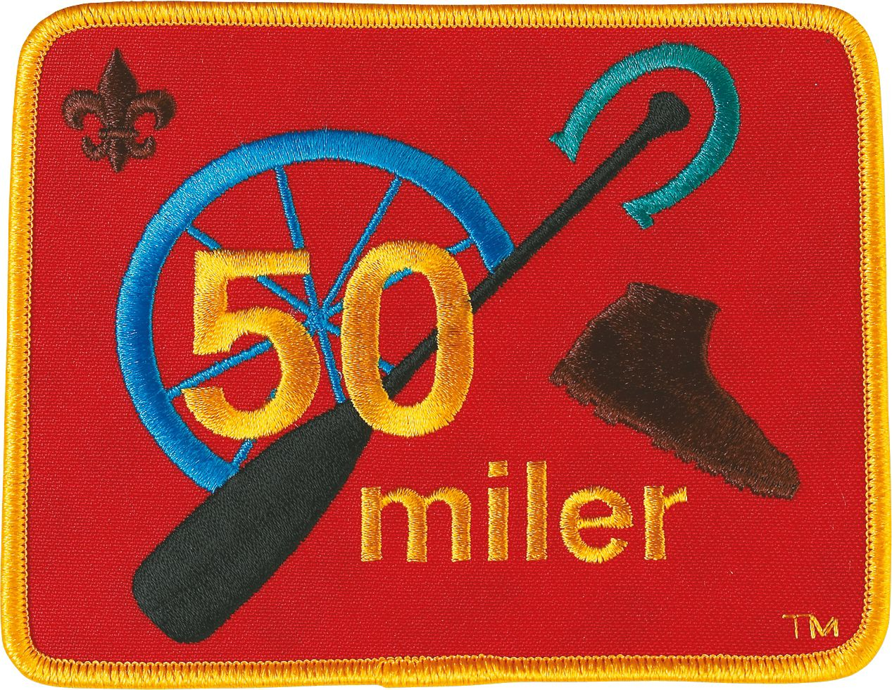 Scouts BSA 50 Miler Award Emblem