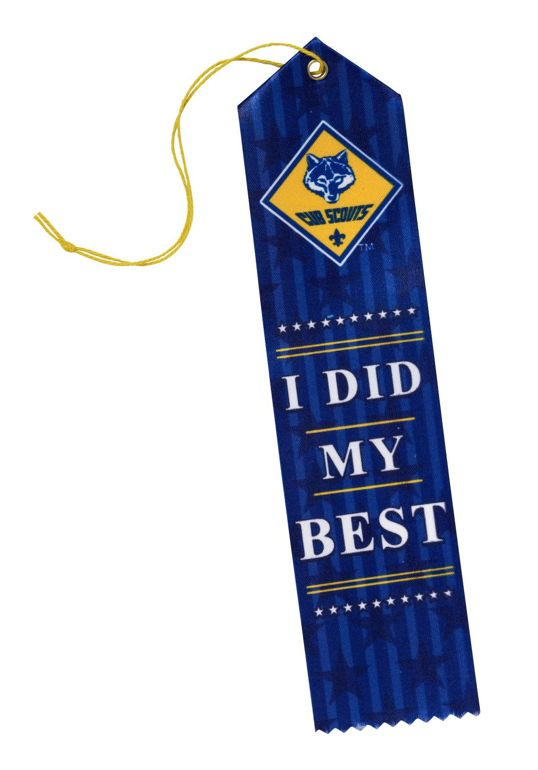 Cub Scout "I Did My Best" Ribbons, 10pk