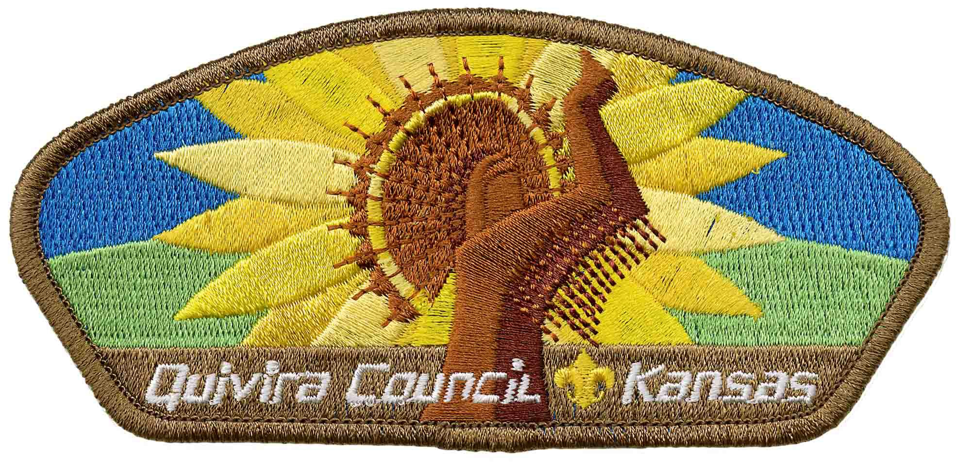Quivira Council Shoulder Patch 1 Quivira Council Shoulder Patch