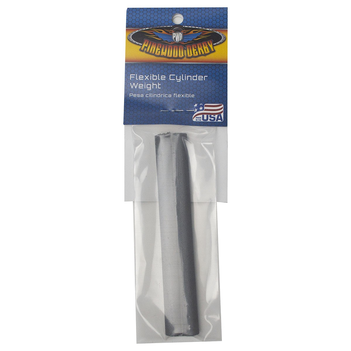 Pinewood Derby Flexible Composite Cylinder Weight