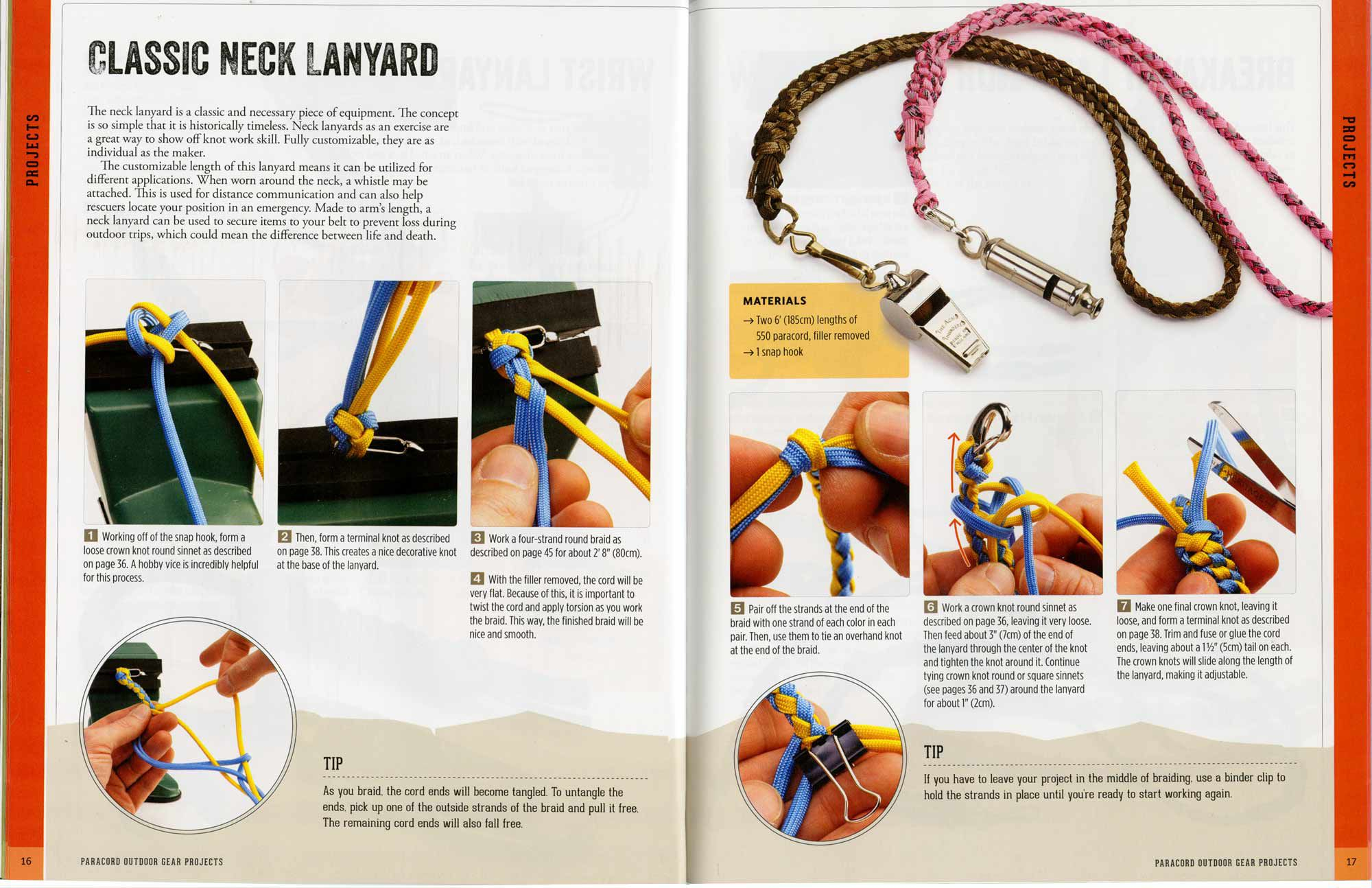 Paracord Outdoor Gear Projects Book