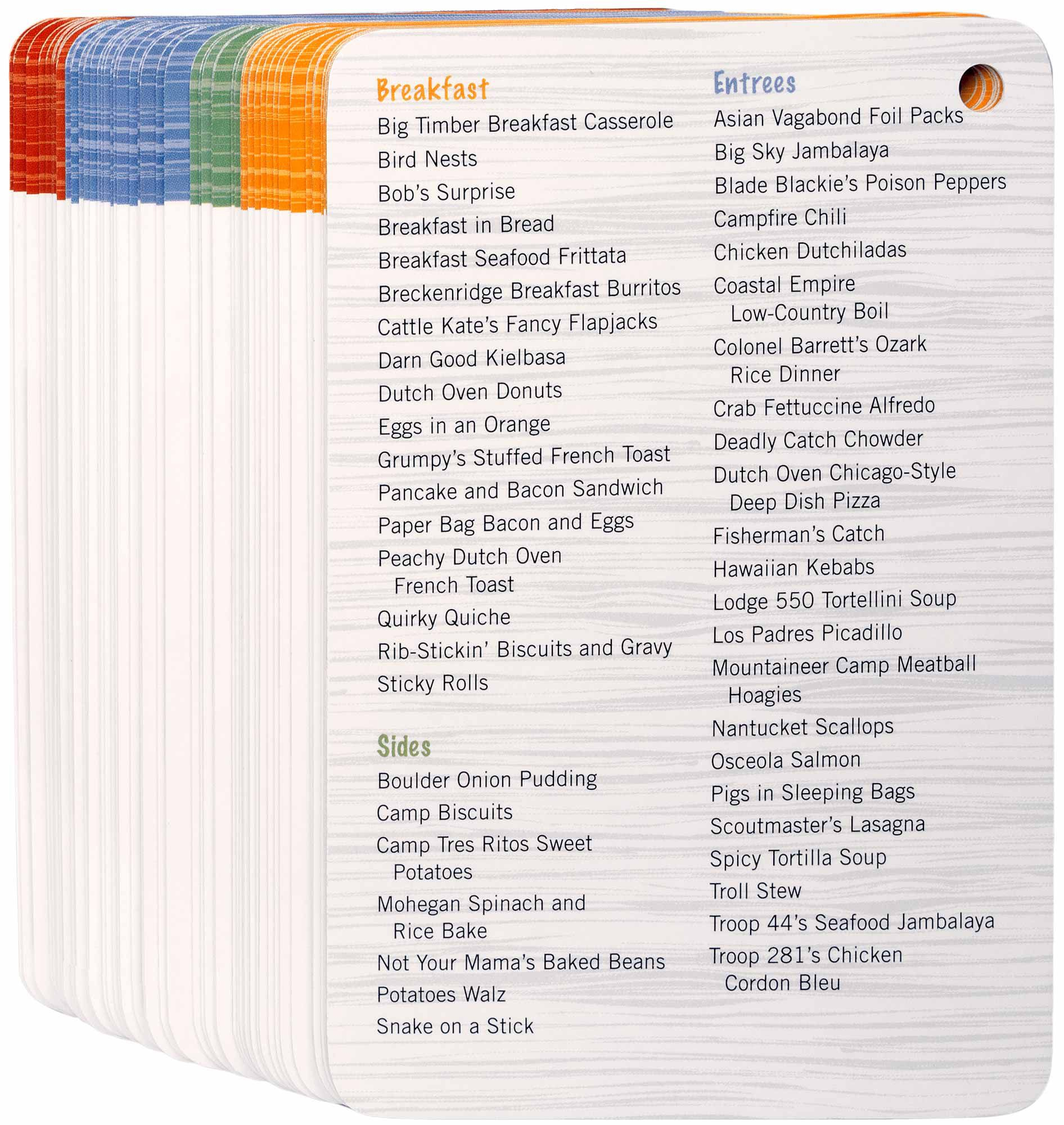 The Scout's Deck of Outdoor Recipe Cards