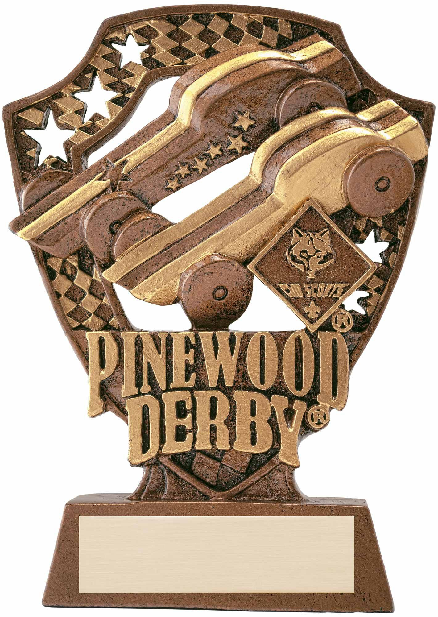 Pinewood Derby Gold Award 1 Pinewood Derby Gold Award