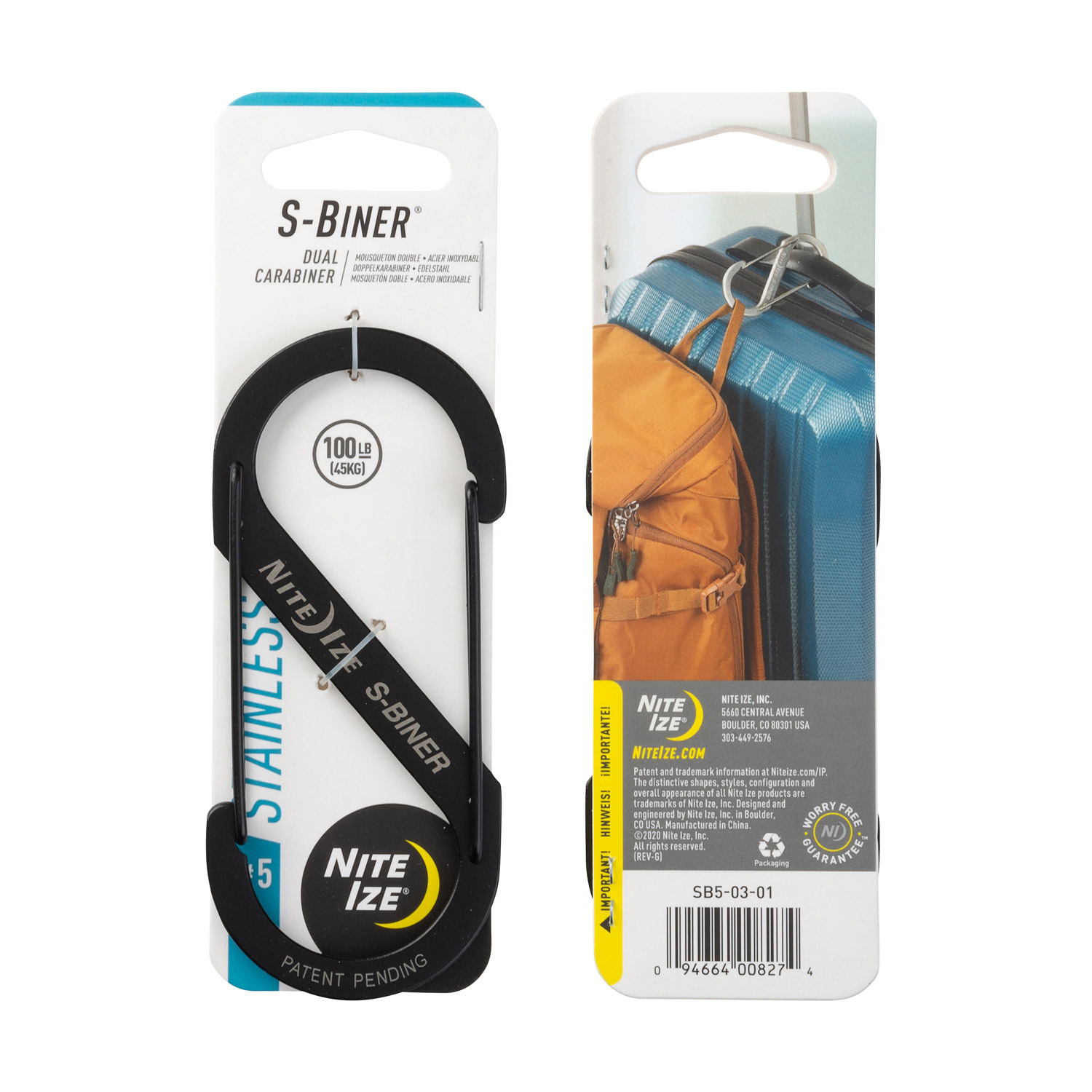 Nite Ize S-Biner, 100 lb