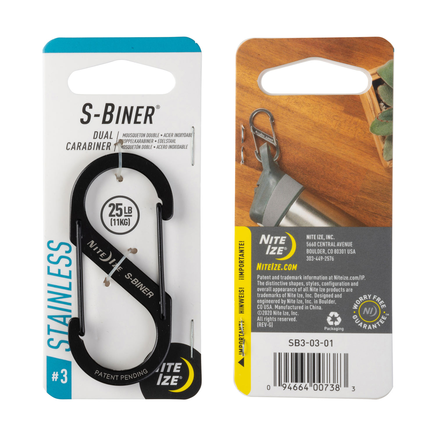 Nite Ize S-Biner, 25 lb