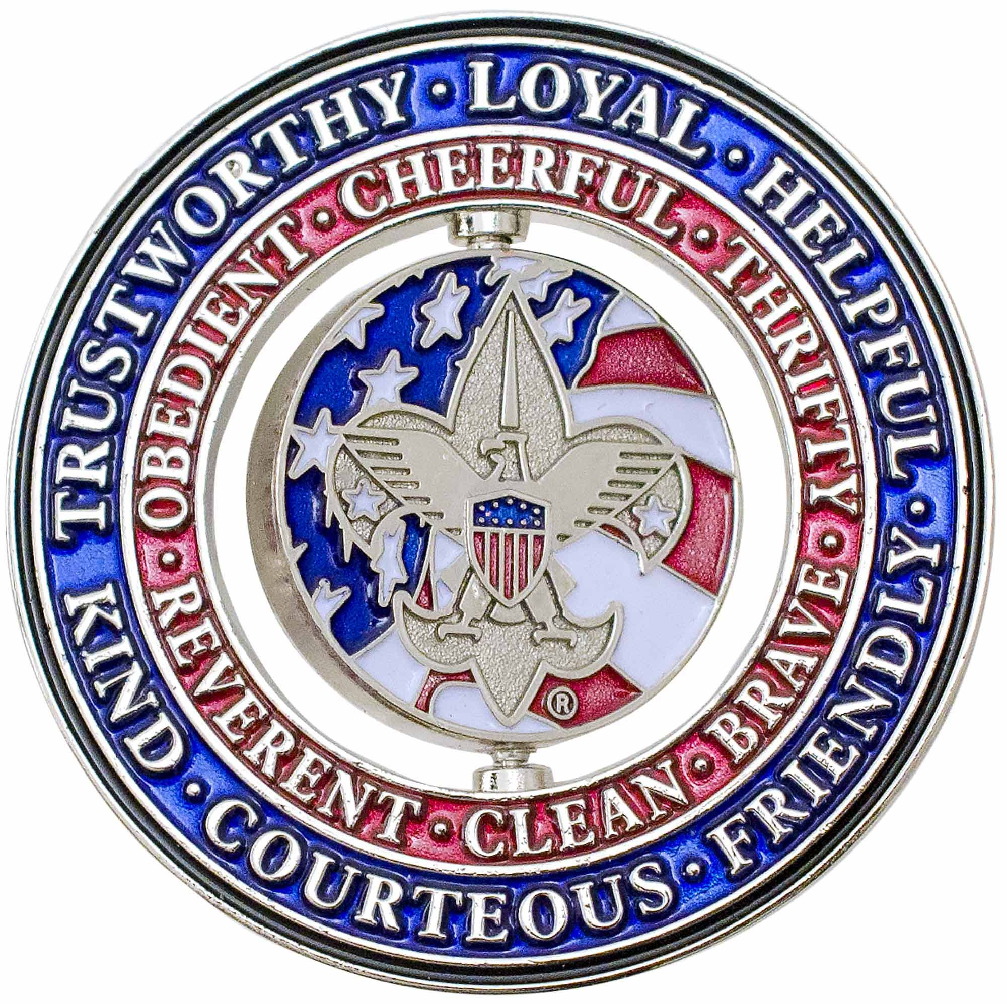 "Do a Good Turn" Spinner Coin