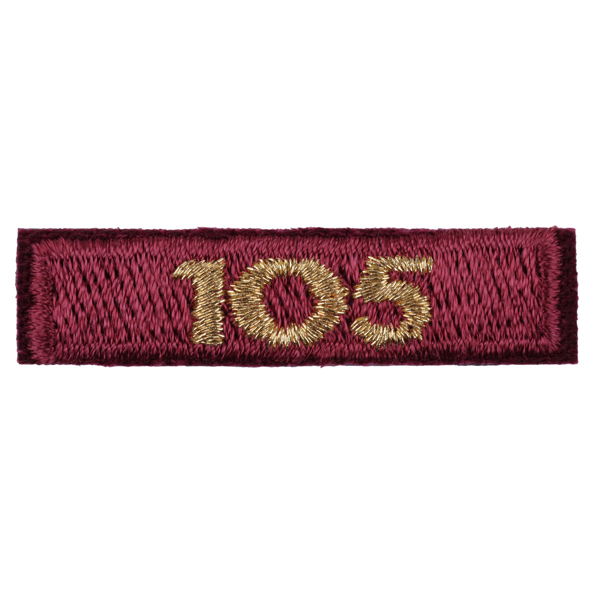 105 Year Veteran Unit Bar Emblem