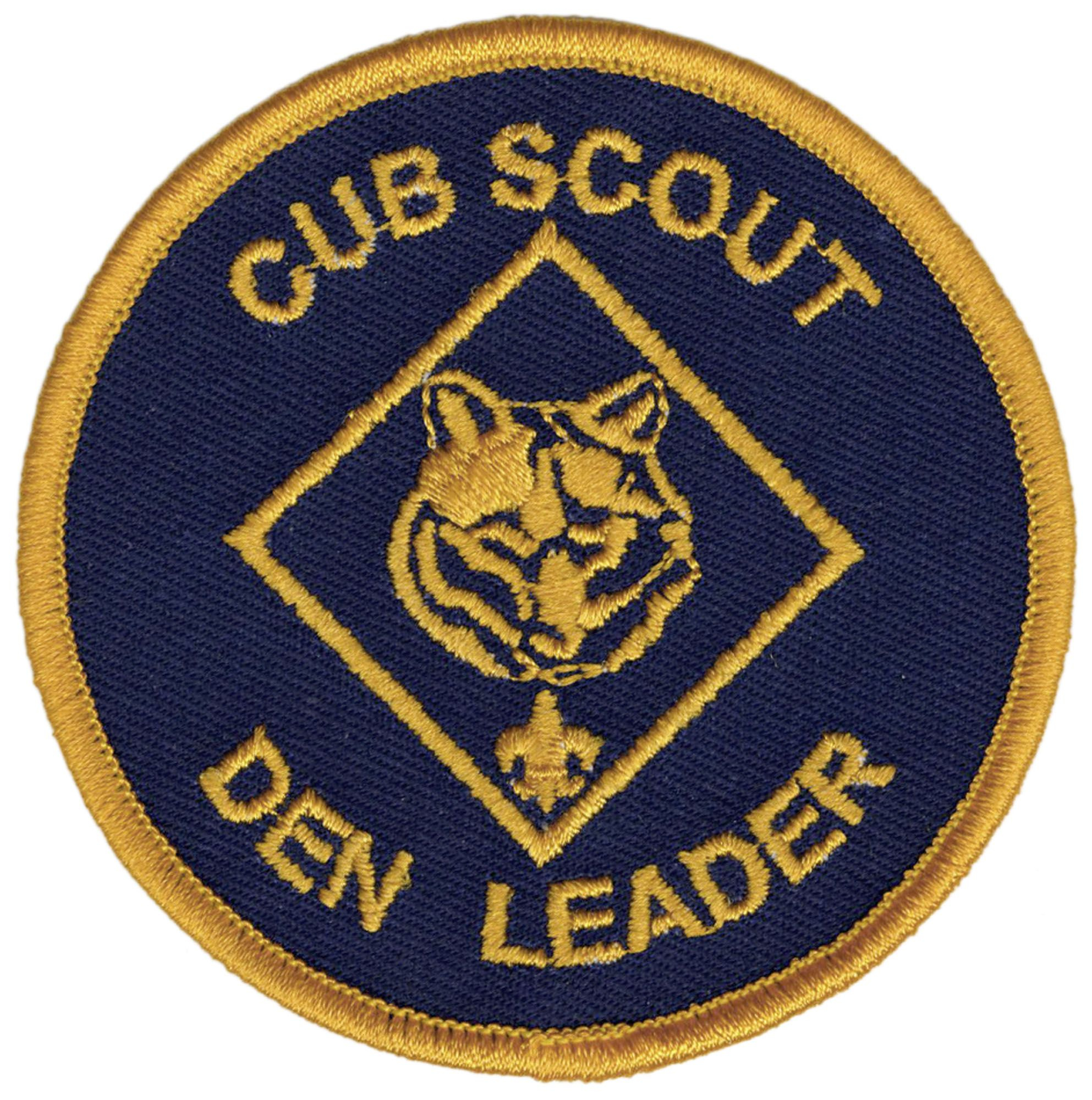 Cub Scout Den Leader Emblem 1 Cub Scout Den Leader Emblem