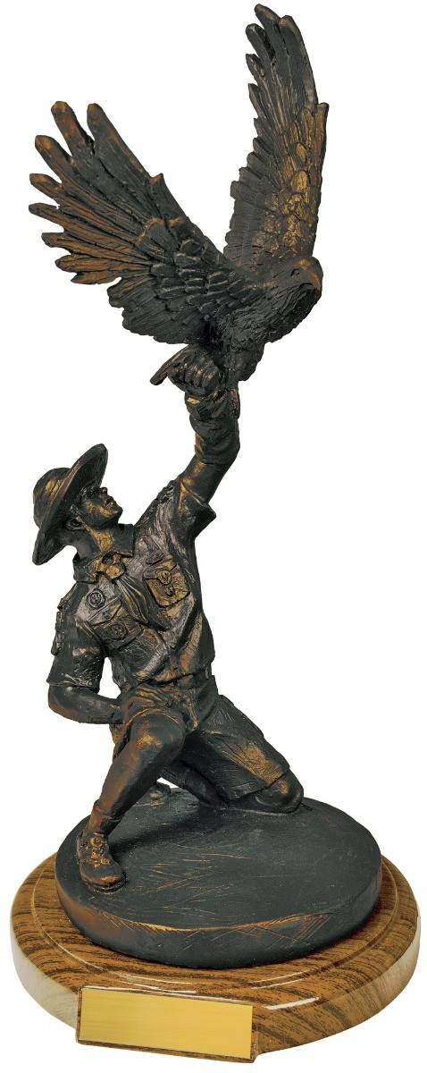 Eagle Scout Statue - Large 14" 1 Eagle Scout Statue - Large 14"